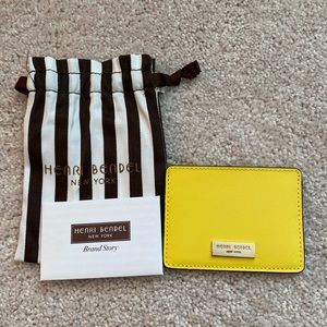 Henri Bendel West 57th Card Case - Yellow